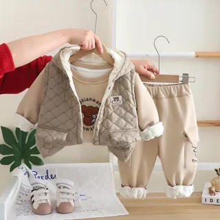 ست سه تکه پافر دار تدی